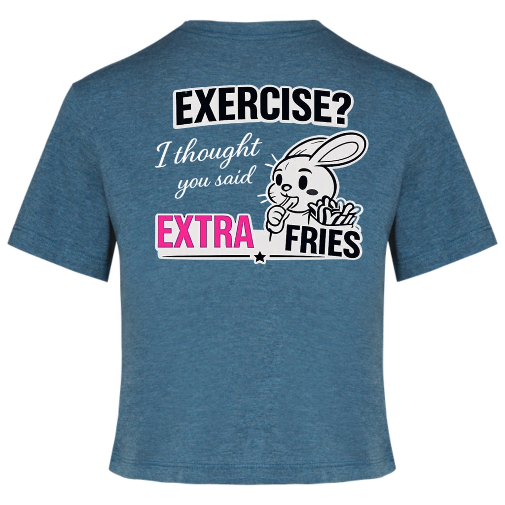 CROP MANGA CORTA TRIBLEND EXERCISE?