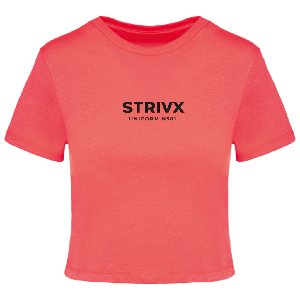 CROP MANGA CORTA TRIBLEND OVERCOME