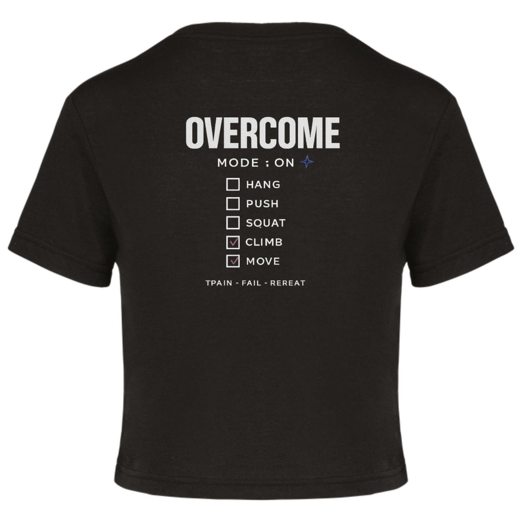 CROP MANGA CORTA TRIBLEND OVERCOME