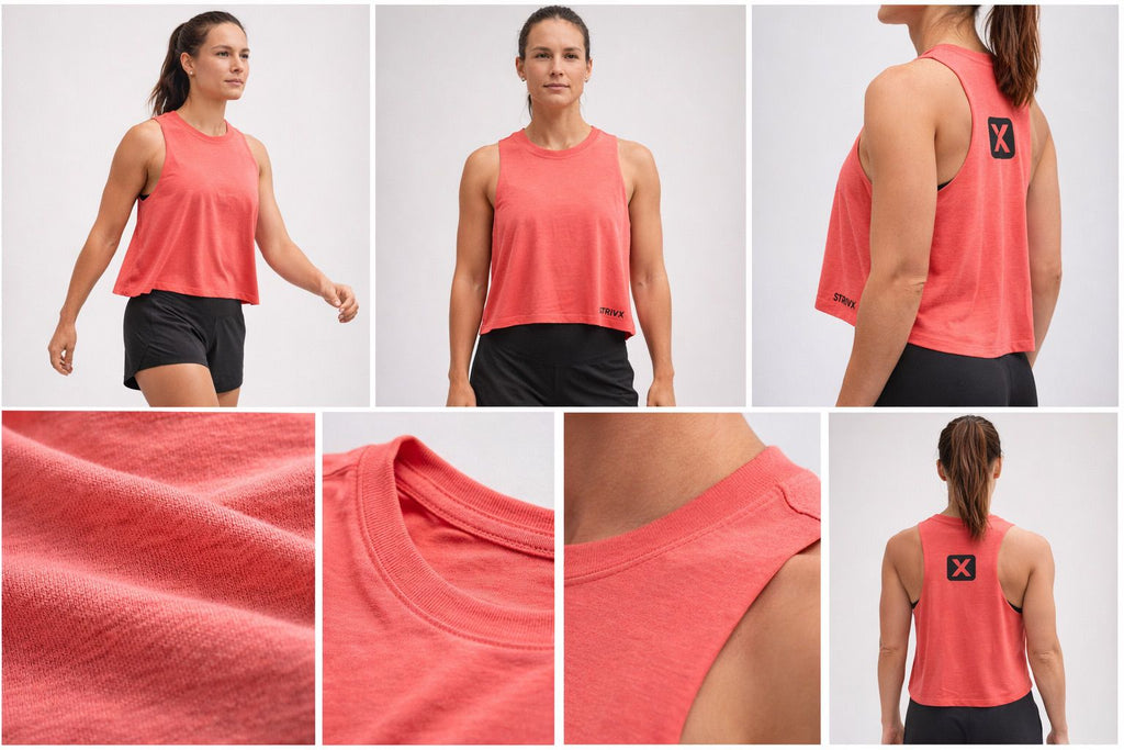 Camiseta de Tirantes Crop STRIVX