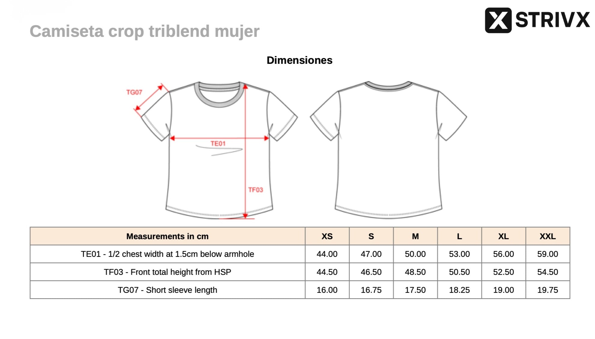 CROP MANGA CORTA TRIBLEND EXERCISE?
